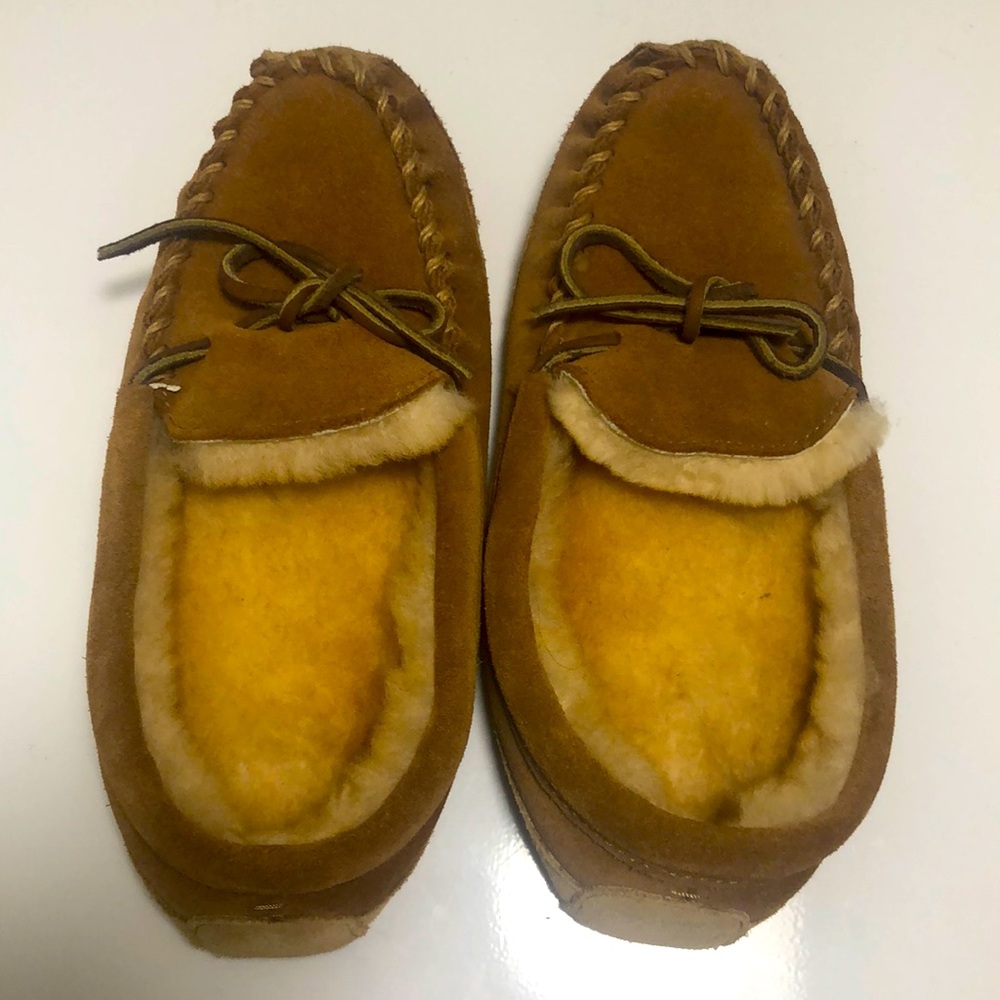 LL Bean shearling slippers NWOT